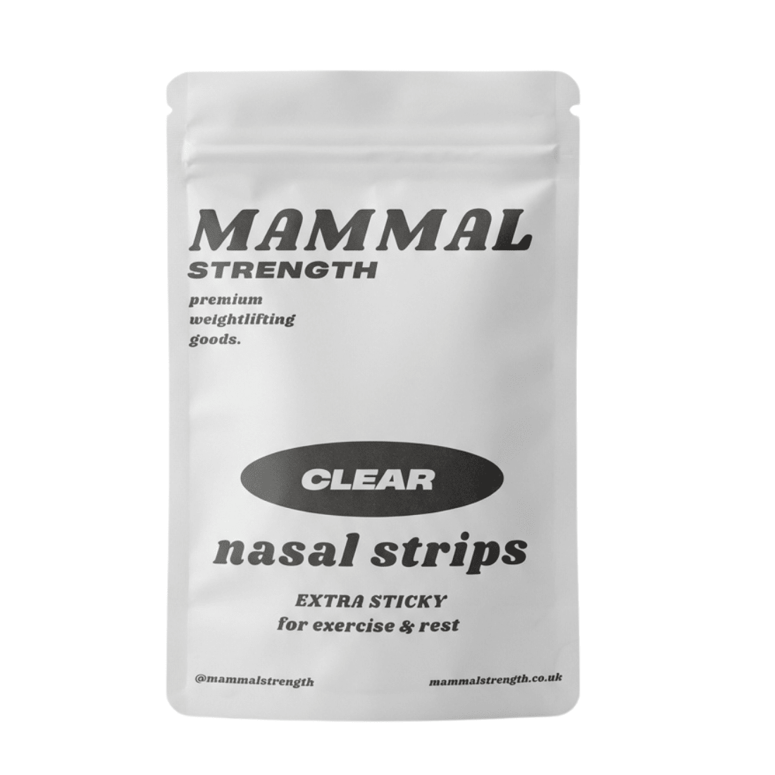 Mammal Nasal Tape Strips - Performance Breathing Support (30 Pack) - Exercise & Rest - Mammal Strength