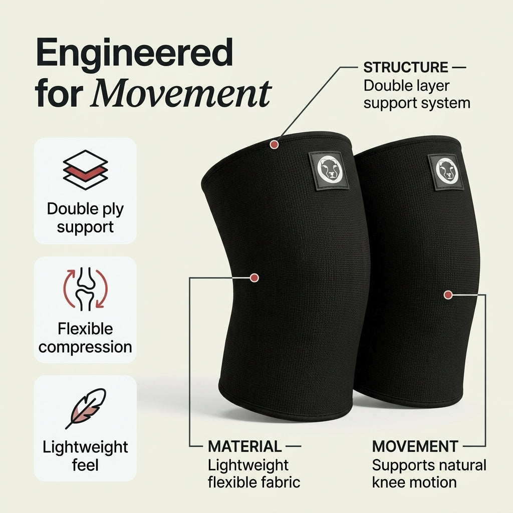 Mammal V3 7mm Straight Cuff Knee Sleeves