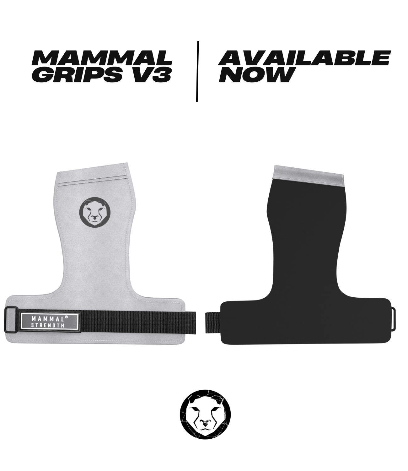 Gymnastic Hand Grips V3 + FREE Mammal V2 Wrist Bands - Mammal Strength