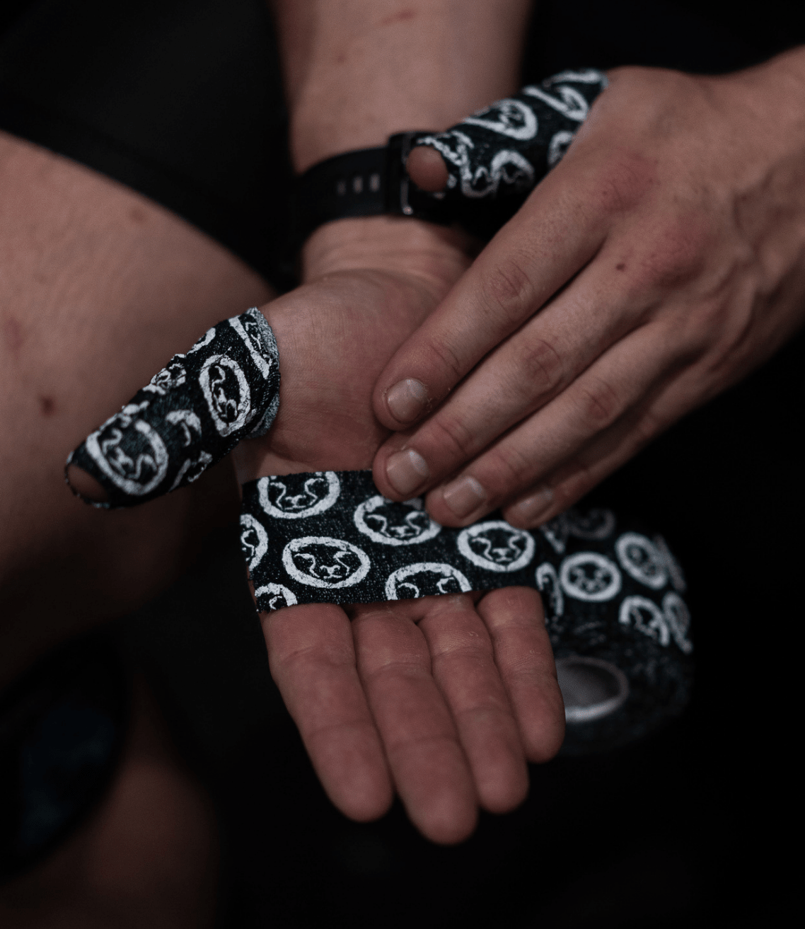 Mammal Tape 5 - Metre Rolls - Thumb & Weightlifting Tape (3 - Pack / Black / 2.0 Spec) - Mammal Strength