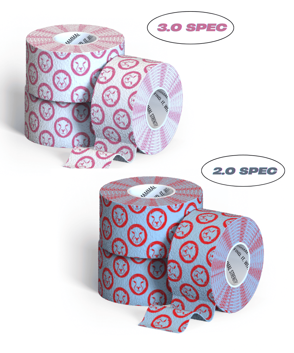 GYM OFFER - New and existing - 48 Rolls New Edition Mammal Tape 7M (2.0/3.0 Spec) - Mammal Strength