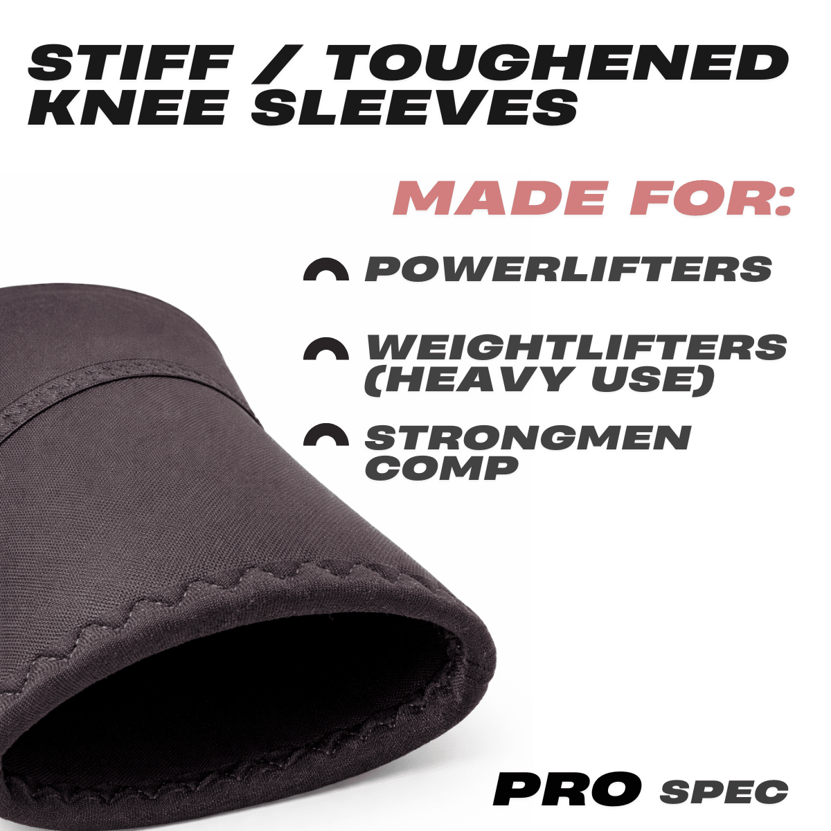 Stiff PRO knee sleeves for maximum support in powerlifting and competition squats – Mammal Strength