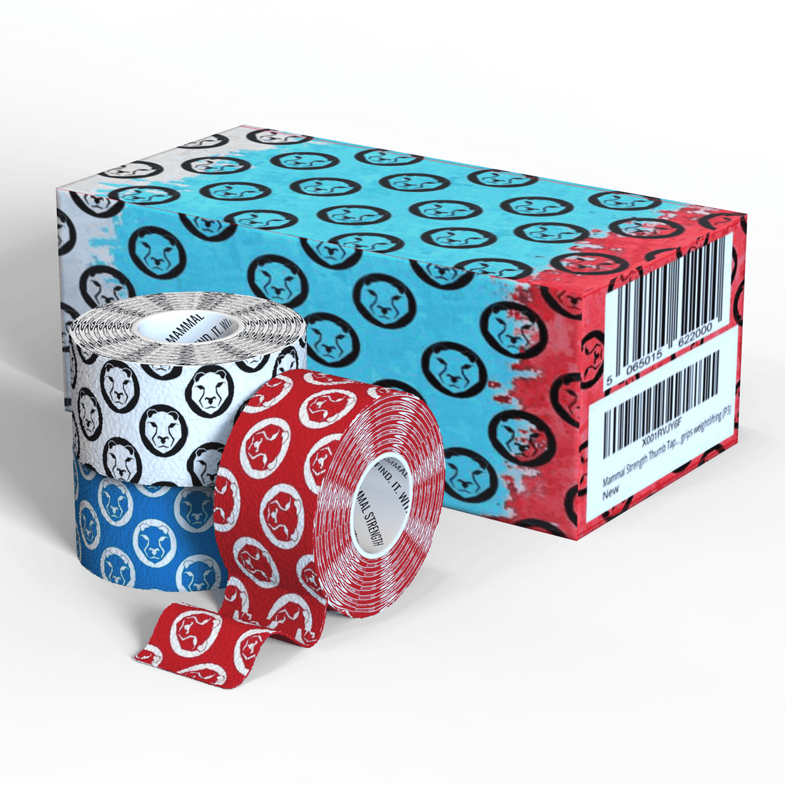 Mammal Tape 2.0 - 5 - Metre Rolls - Thumb & Weightlifting Tape (3 - Pack) (Other International) - Mammal Strength