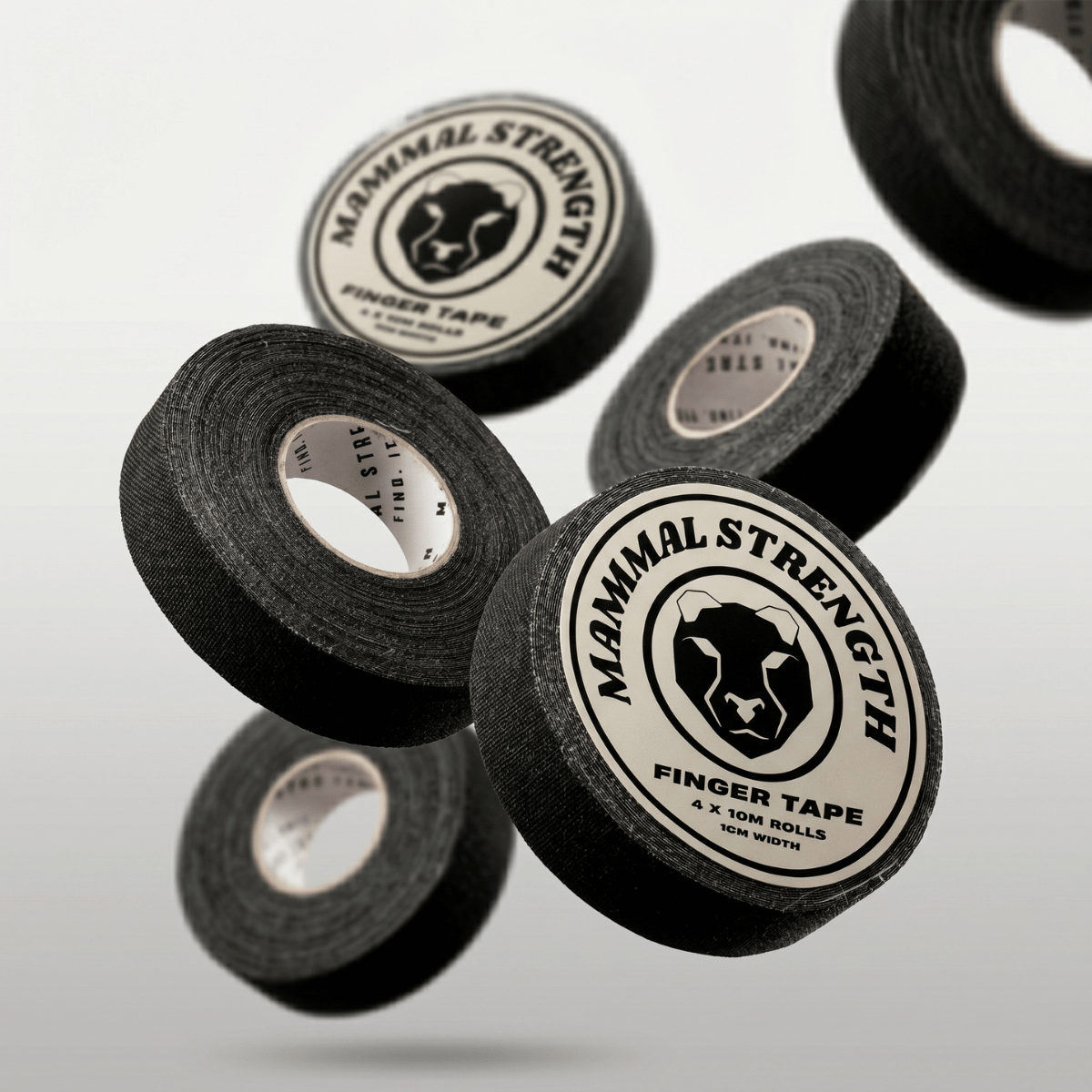 Finger Tape - Zinc Oxide BJJ Tape - 4 Pack (10M x 1cm)