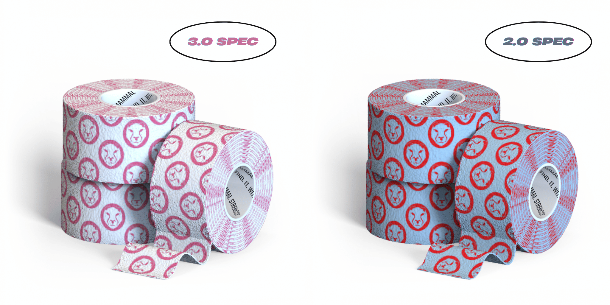 GYM OFFER - New and existing - 48 Rolls New Edition Mammal Tape 7M (2.0/3.0 Spec)