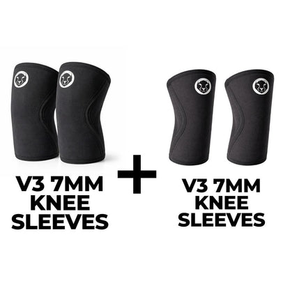 V3 Sleeve Bundle - 7mm Knee Sleeves + 5mm Knee Sleeves
