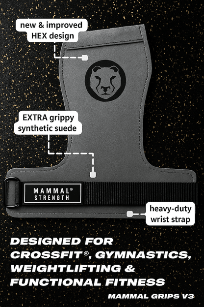 V3 gymnastic hand grips for CrossFit muscle-ups pull-ups and WODs – Mammal Strength