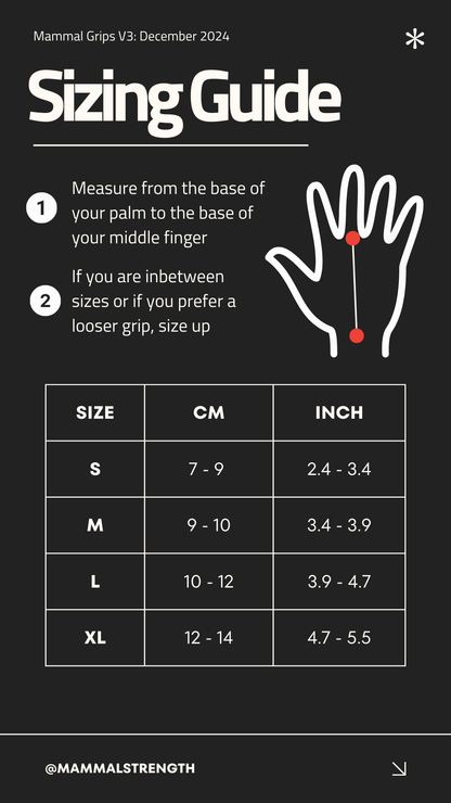 Mammal Strength V3 Gymnastic Hand Grips | Mammal Strength