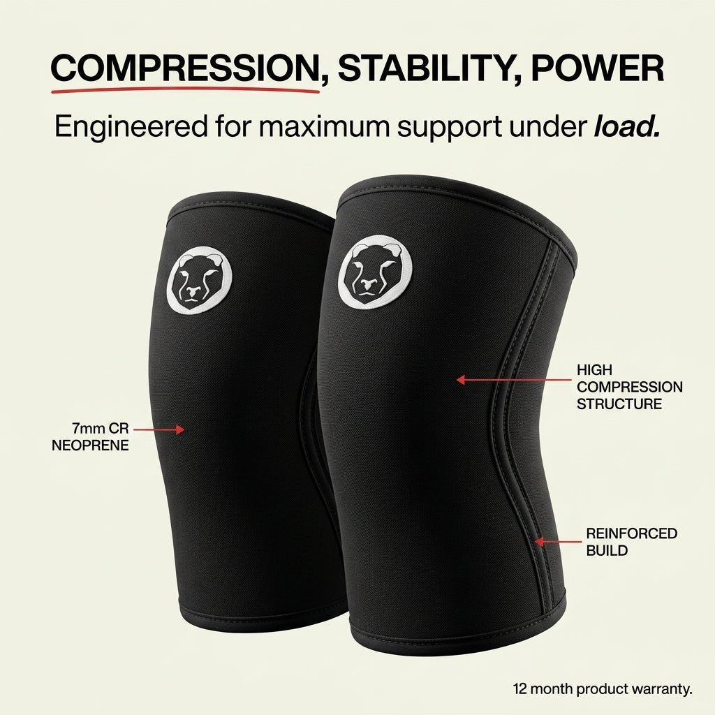 V3 sleeve bundle with 7mm knee sleeves and 5mm knee sleeves for CrossFit – Mammal Strength
