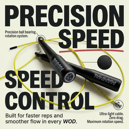 Speed skipping rope for CrossFit double unders and cardio conditioning – Mammal Strength