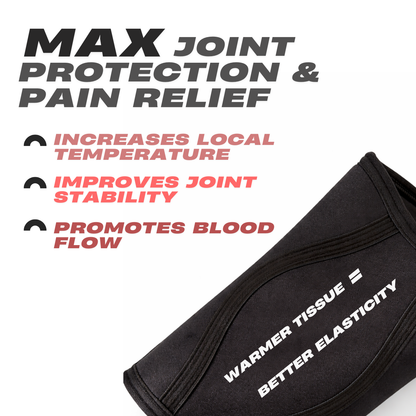 Joint protection and pain relief benefits of Mammal Strength V3 7mm knee sleeves for strength training
