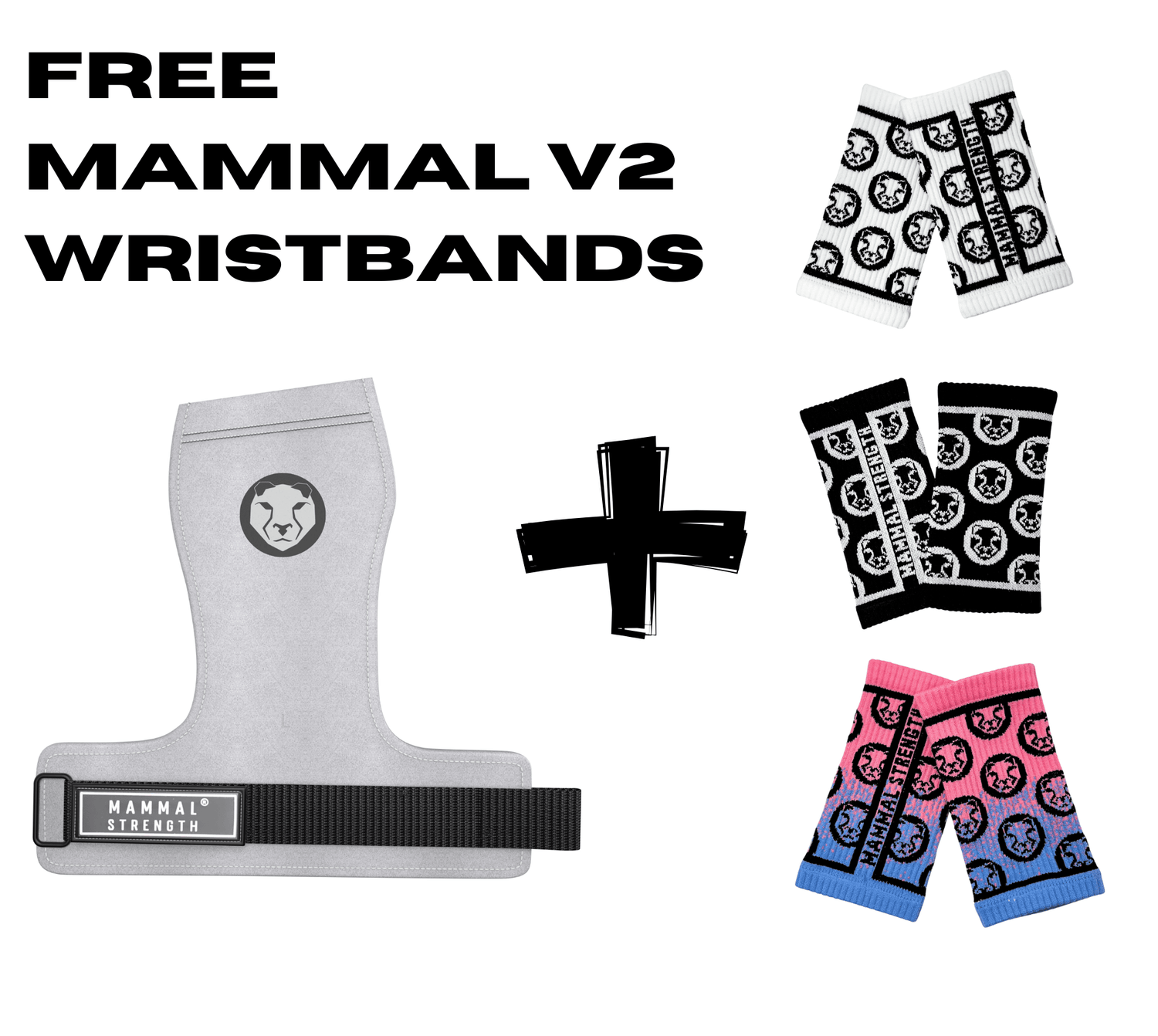 Mammal Strength V3 Gymnastic Hand Grips + FREE Mammal V2 Wrist Bands - Mammal Strength