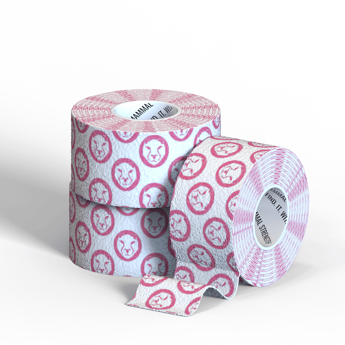 Mammal Tape - 7 - Metre - Spec 3.0 - White/Pink - per roll (wholesale) *PRE - ORDER ONLY* - Mammal Strength