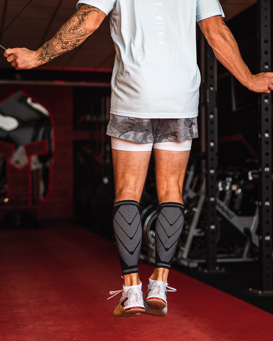 Calf compression sleeves pair for running recovery and shin support – Mammal Strength