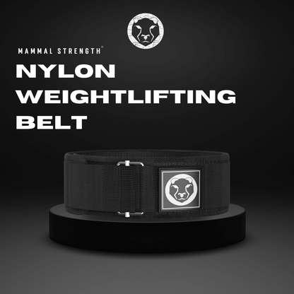 Nylon Weightlifting Belt "4 - Mammal Strength
