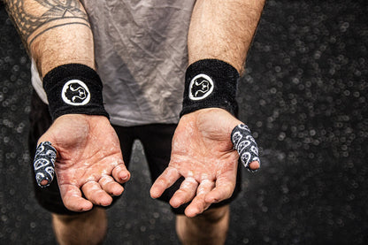 Wrist sweatbands pair for CrossFit and high-intensity training – Mammal Strength
